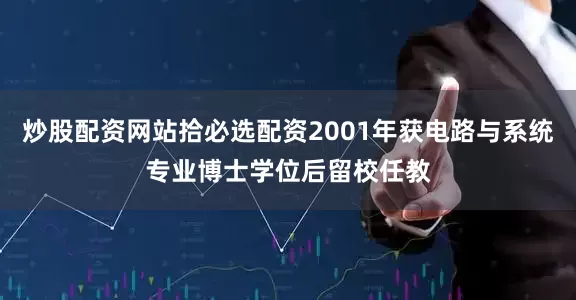 炒股配资网站拾必选配资2001年获电路与系统专业博士学位后留校任教