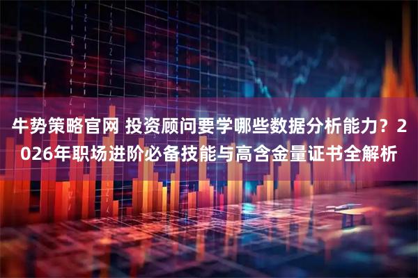 牛势策略官网 投资顾问要学哪些数据分析能力？2026年职场进阶必备技能与高含金量证书全解析
